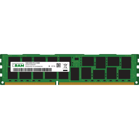 Pamięć RAM 16GB DDR4 do płyty Workstation/Server X11SCW-F, X11SCM-F, X11SCM-LN8F, X11SCH-F, X11SCH-LN4F, X11SCE-F Socket 1151 Unbuffered PC4-21300E