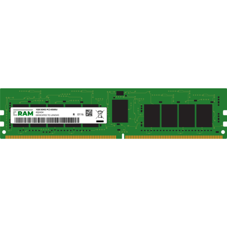 Pamięć RAM 1GB DDR3 do komputera ThinkCentre A70 Tower, SFF A-Series Unbuffered PC3-8500U 45J5434