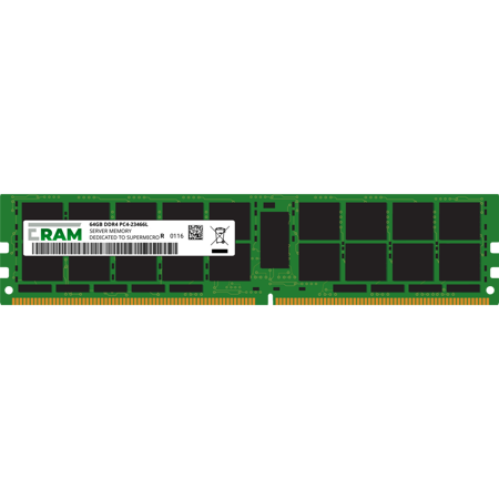 Pamięć RAM 64GB DDR4 do płyty Workstation/Server X11DPL-i Socket 3647 LRDIMM PC4-23466L