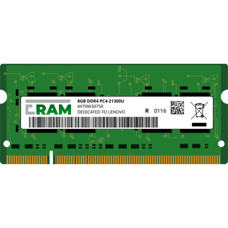Pamięć RAM 8GB DDR4 do laptopa ThinkBook 13s-IML SO-DIMM  PC4-21300s 4X70W30750