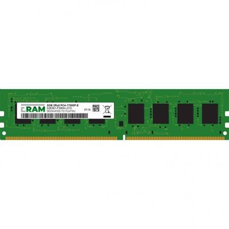 Pamięć RAM 8GB DDR4 do serwera Primergy TX1330 M2 (D3373) Tower Server Unbuffered PC4-17000E S26361-F3909-L515